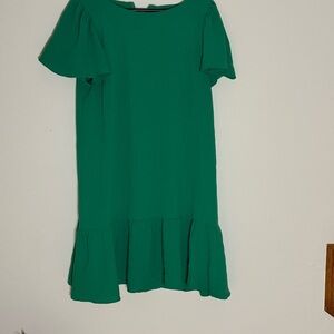 DKNY Vibrant Green Mini Dress